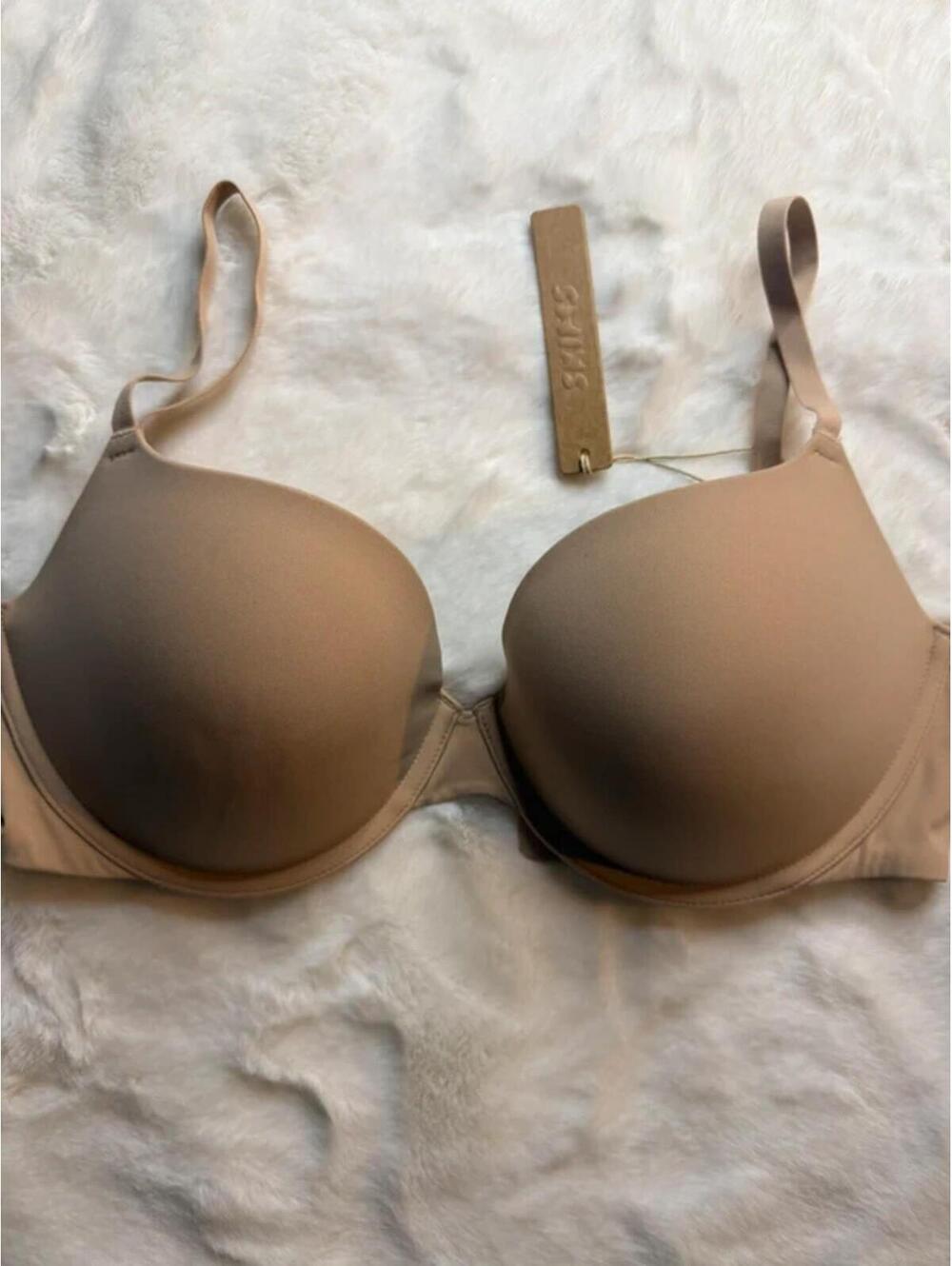 SKIMS Fits Everybody Push-Up Demi Bra Clay 32DD NWT